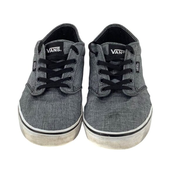 Vans Other - Vans Gray Canvas Mens Low-Top Sneakers Size 12